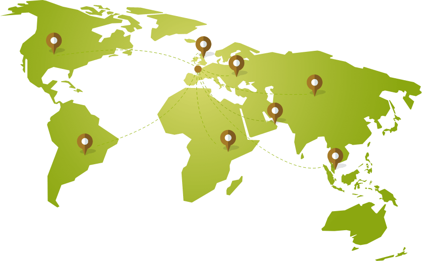 world export map Le Dauphin